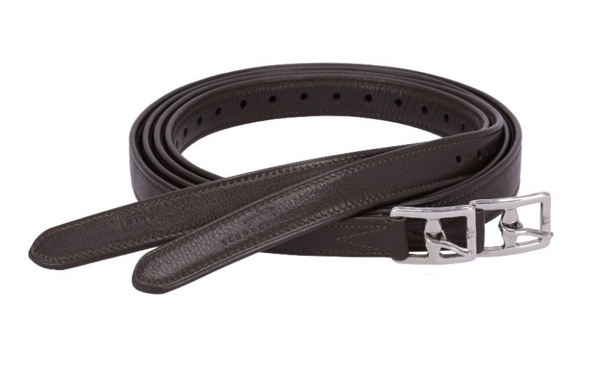 Schockemöhle SP Steigbügelriemen Colorado Soft espresso/silv