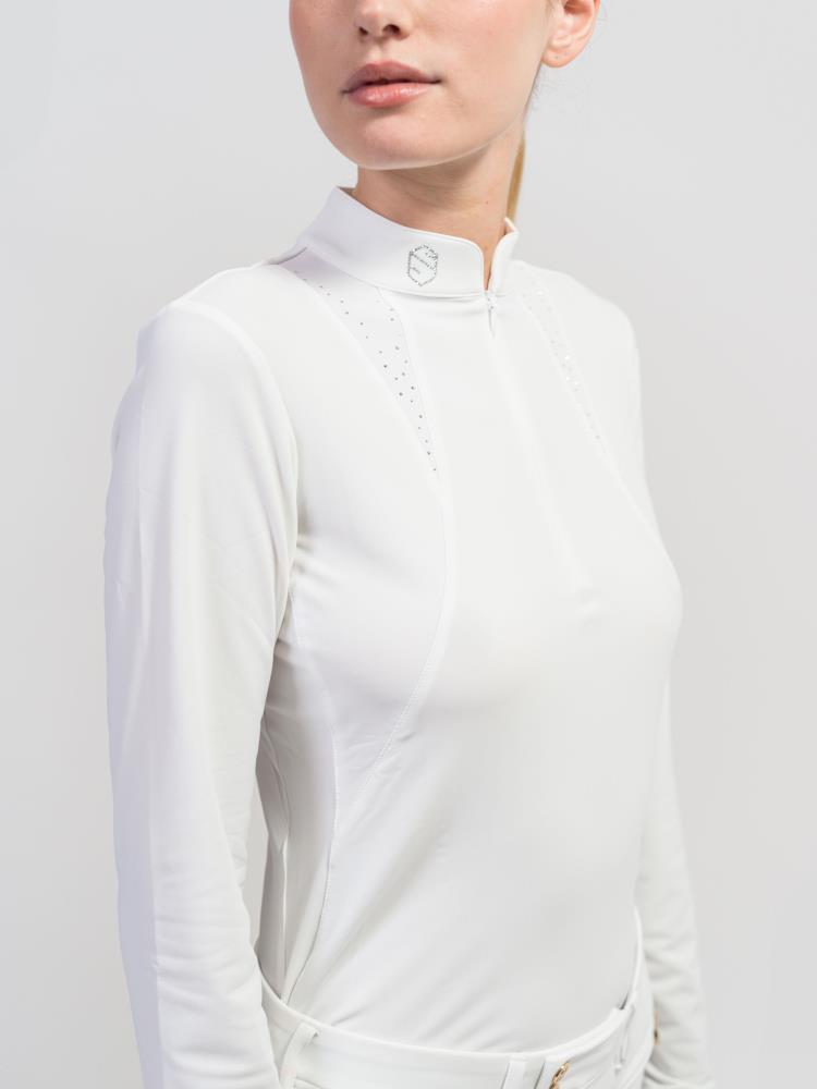 Samshield  Langarm Turniershirt CASSANDRA CRYS FW23 white [S