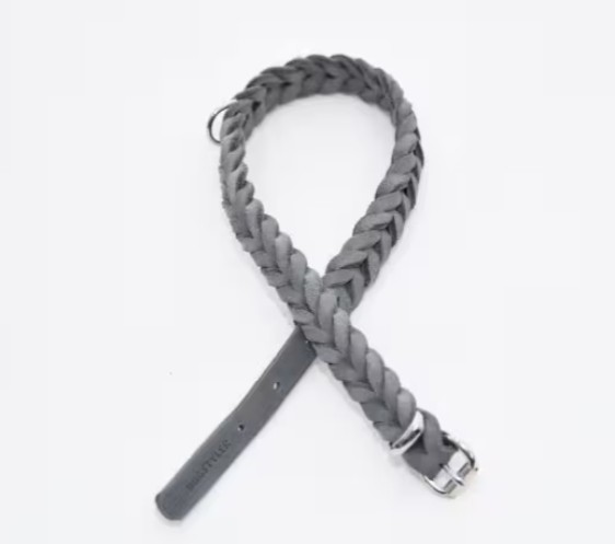DS Lederhalsband LUIS geflochten