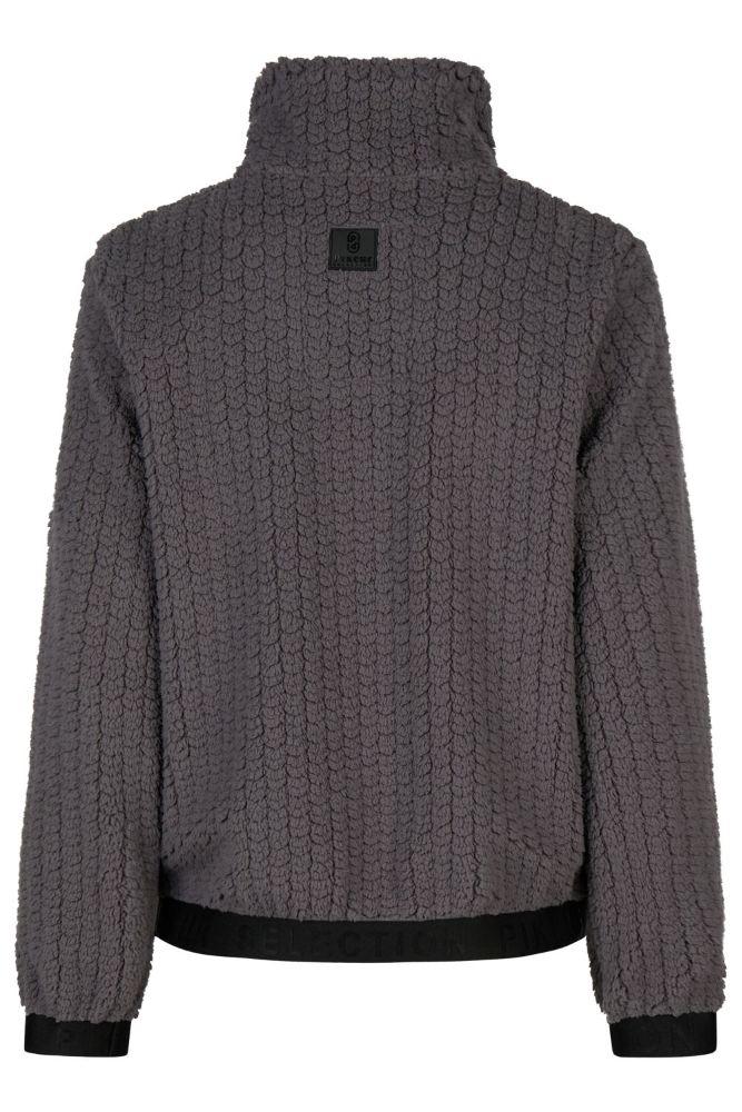 Pikeur VELVETKNIT JACKET Fleecejacke SL26 basalt grey 38