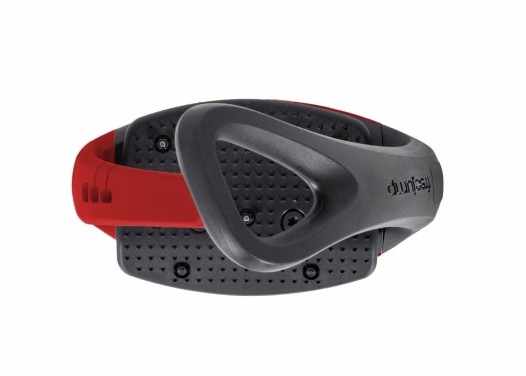 Freejump Steigbügel Soft Up Pro 2 black- hot pepper red