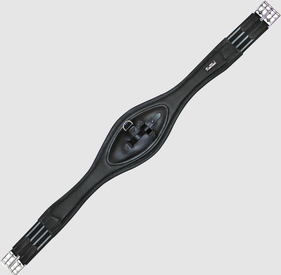 KenTaur Bauchgurt MONACO SOFT dunkelbraun 145 cm