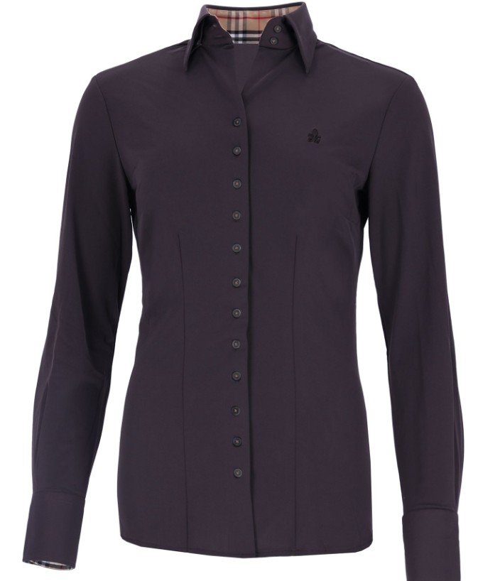 FDL Bluse NOVA LONDON B dark brown S