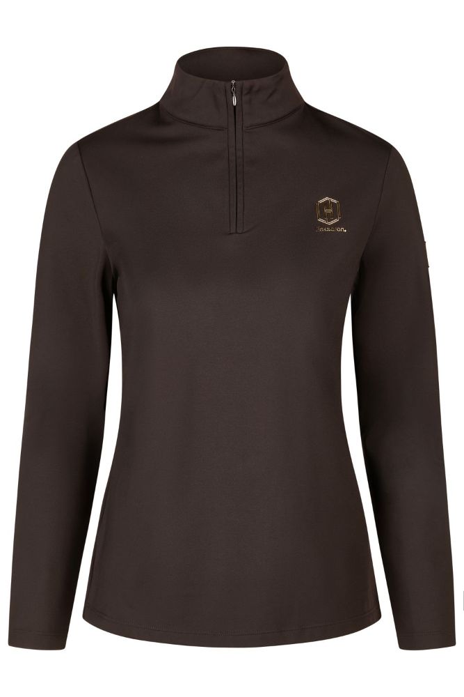 Eskadron HALF-ZIP SHIRT H25/26 black trüffel XS