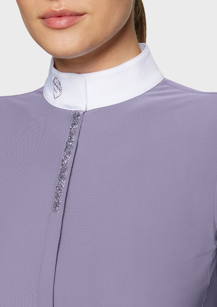 Samshield Shirt ROXANNE PREM LS SS26 lavender gray XXS
