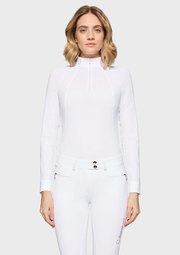 Samshield Turniershirt ADELINE BOREL SS26 white holo XXS