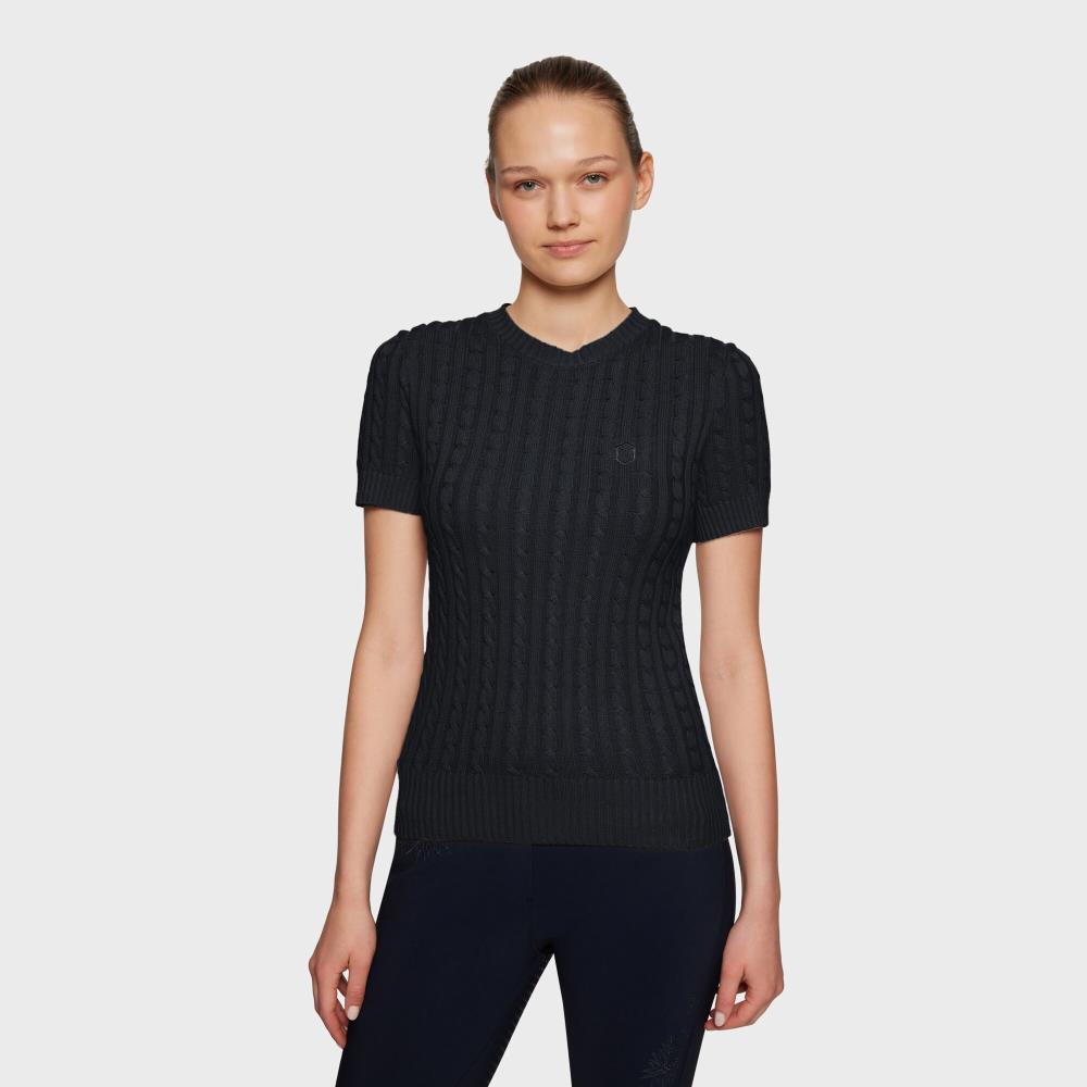 Samshield LIDY Kurzarm Pullover SS25 black M