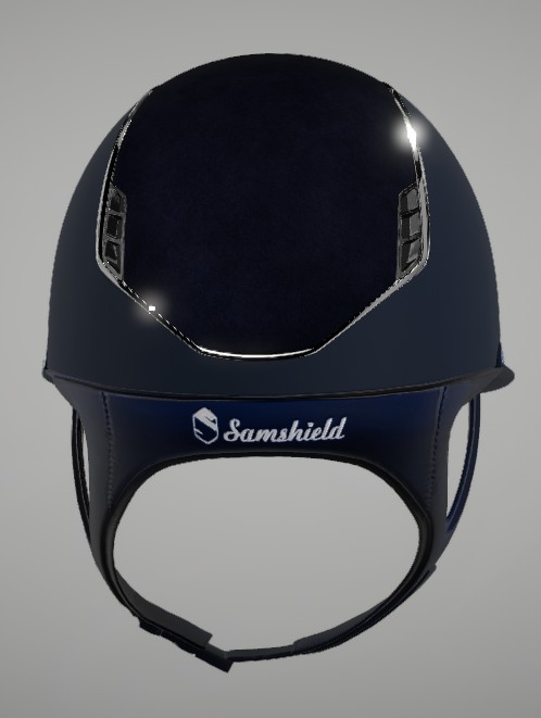 Samshield Reithelm 2.0 Miss SHD blu M 55-58 mit Dressuraussc