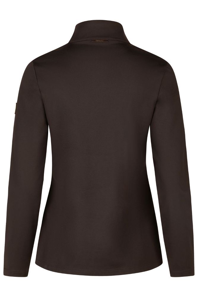 Eskadron HALF-ZIP SHIRT H25/26 black trüffel XS