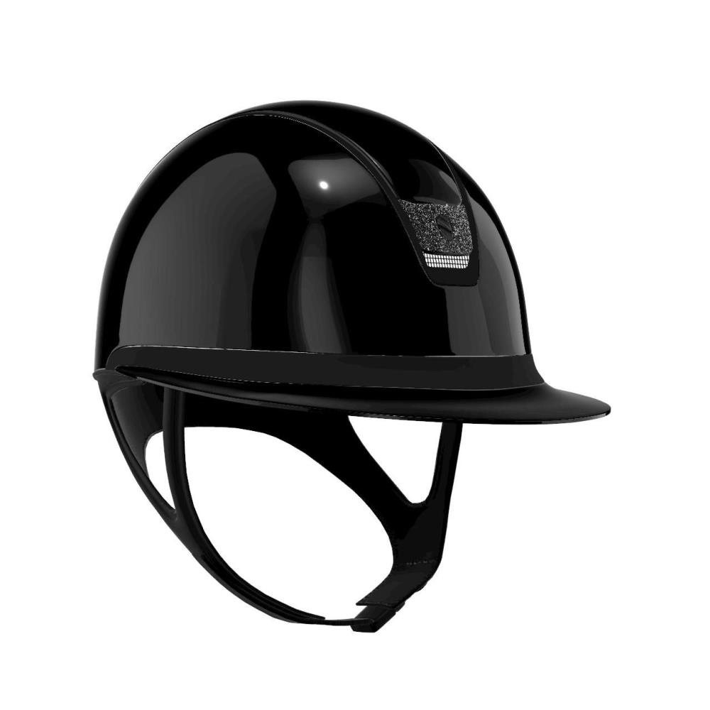 Samshield Reithelm 2.0 Miss Glossy blk L 57-61 mit Dressurau