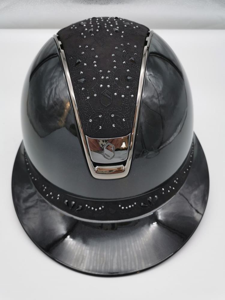 Samshield Reithelm 2.0 Miss Glossy blk L 57-61 mit Dressurau