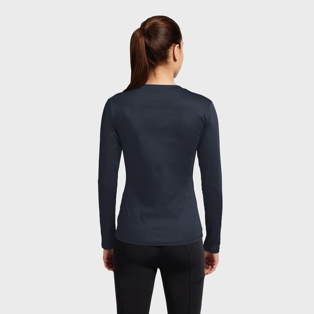 Samshield Langarmshirt AXELLA CRYSTAL FW24 navy L