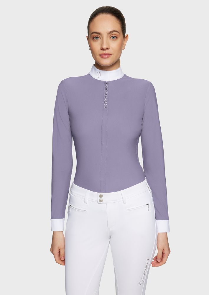 Samshield Shirt ROXANNE PREM LS SS26 lavender gray XXS