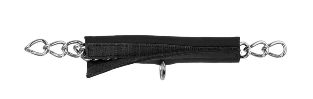 Sprenger kinnketten Unterlage Leder schwarz