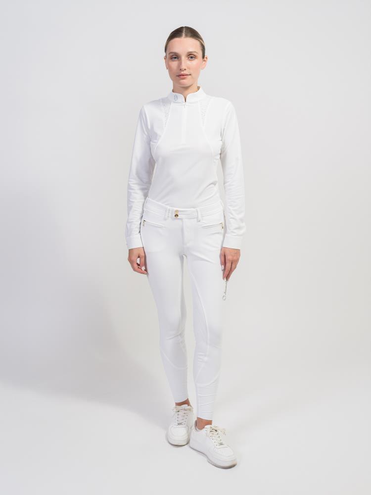 Samshield  Langarm Turniershirt CASSANDRA CRYS FW23 white [S