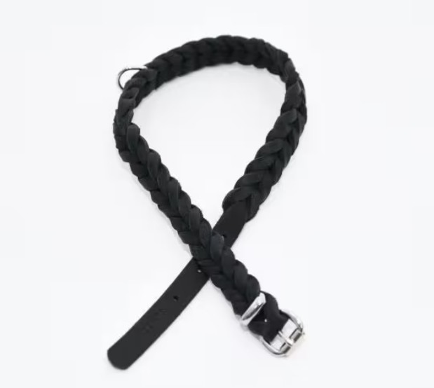 DS Lederhalsband LUIS geflochten