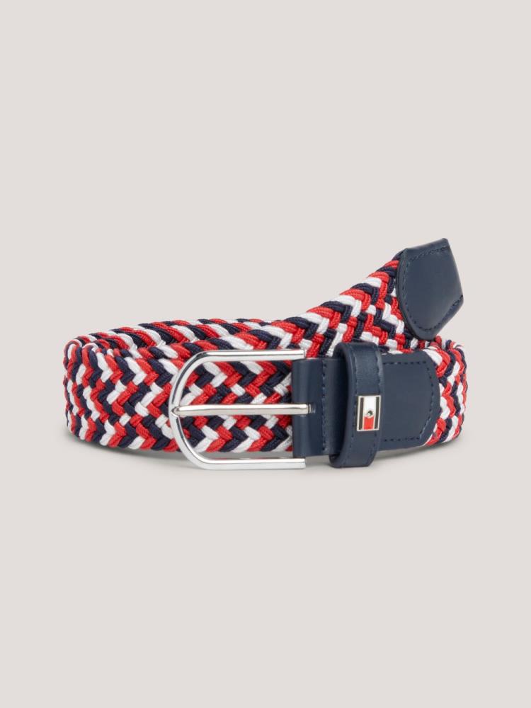 Tommy Hilfiger SAN JOSE Stretch-Flechtgürtel multi 80/85