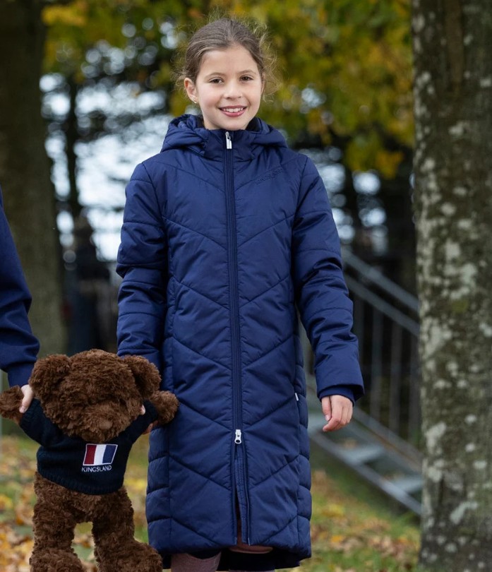 KL Annika Junior Reitmantel evening blue 146