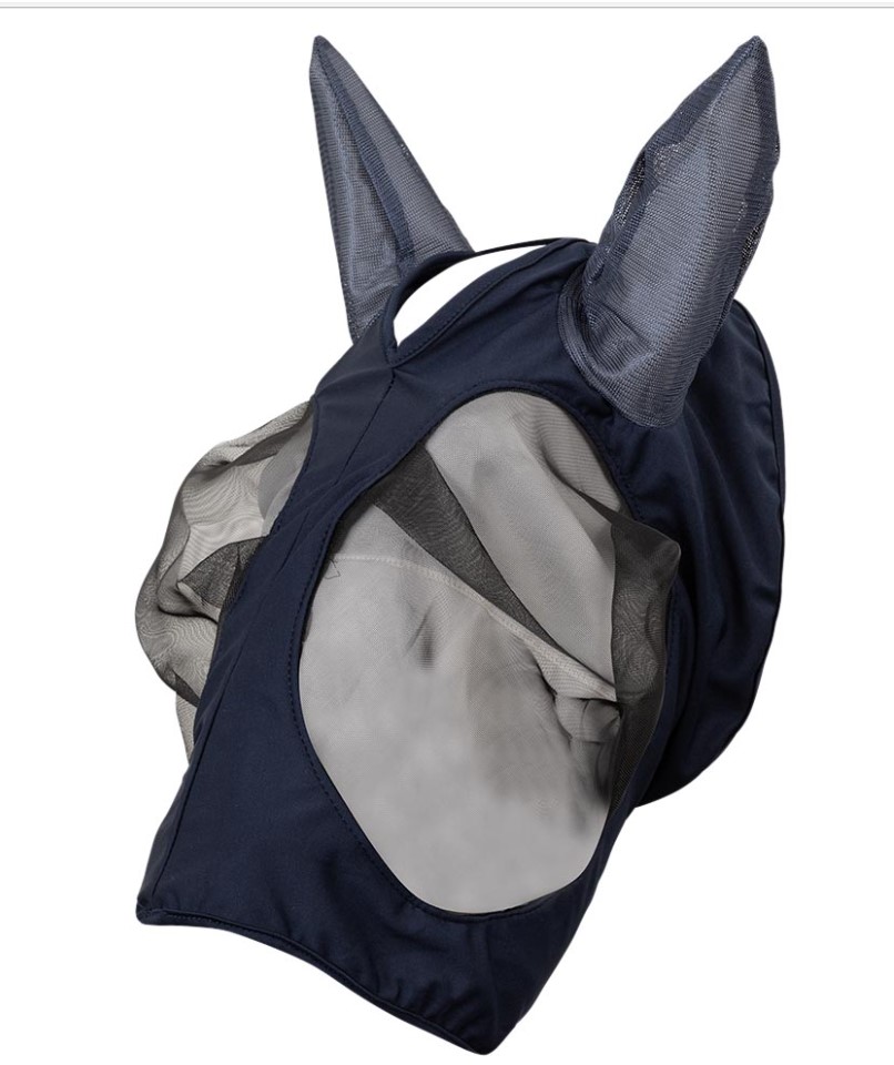 BR Fliegenmaske Lycra navy sky Pony
