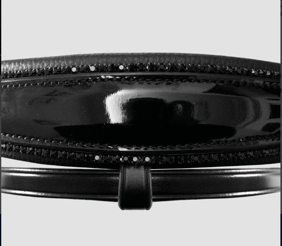 Passier Trensenknopfzaum Shadow schwarz Vollblut