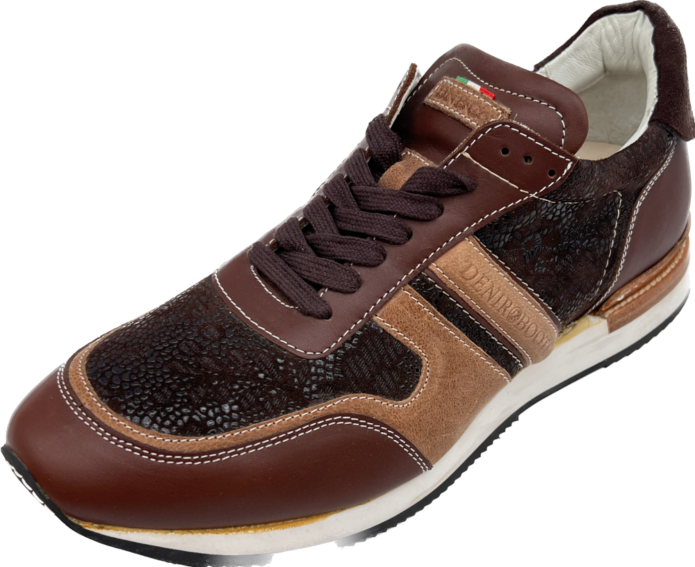 DeNiro Sneaker PZO TDM, wrat brown 527