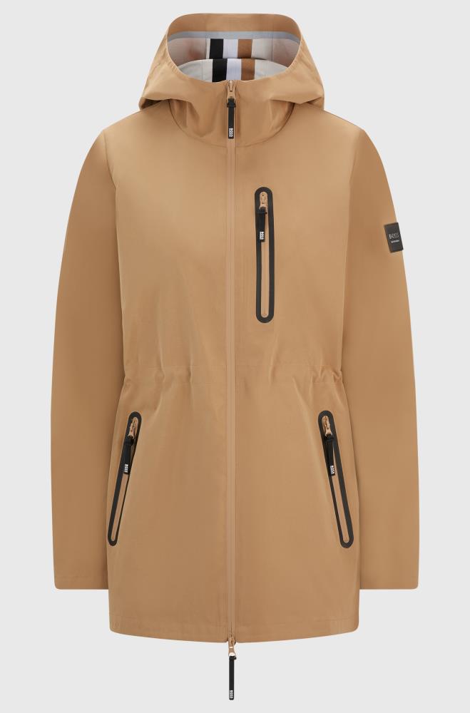 Boss Equestrian Parka Hard Shell Lenie camel