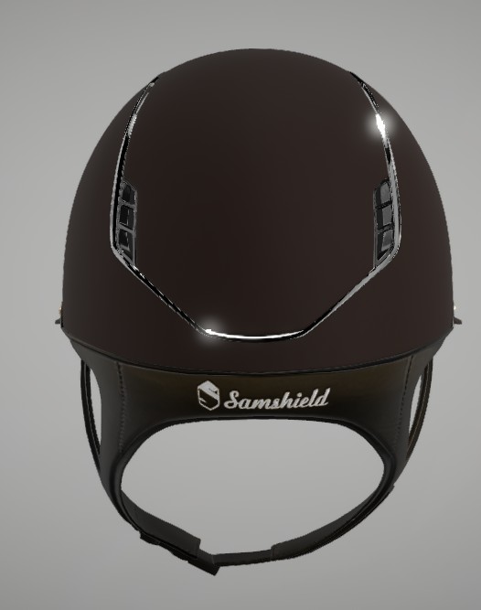 Samshield Reithelm 2.0 Miss SHD brw M 55-58 mit Dressuraussc