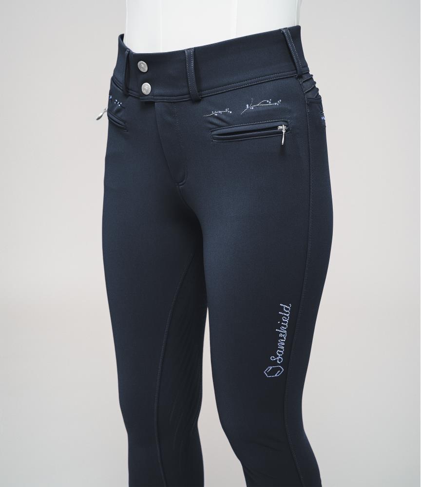 Samshield Reithose CLARA HOLO CRYSTAL LEAF FG FW23 navy [S0