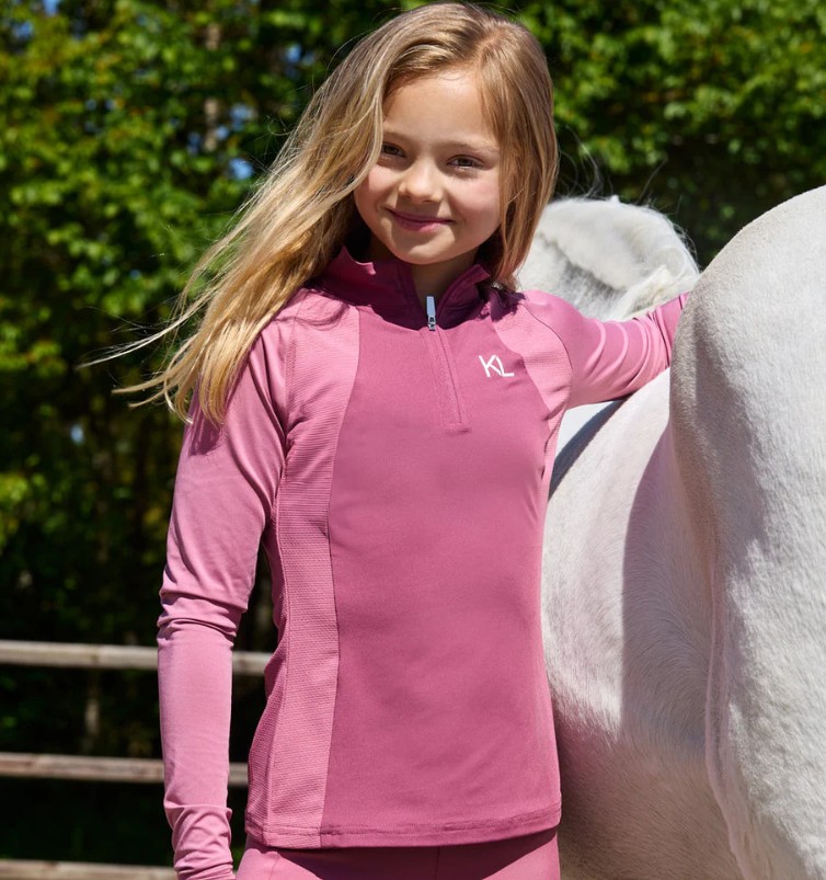 KL Linda Trainings Shirt Kids heather rose 134