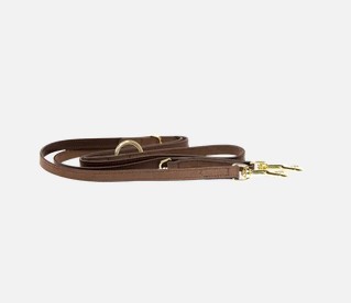 Kentucky Hunde Leine Velvet Leather, braun 2 m Kentucky Hunde Leine Velvet Leather, braun 2 m