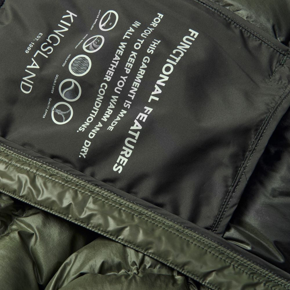 KLVam Damen Steppjacke HW24 green beetle XS