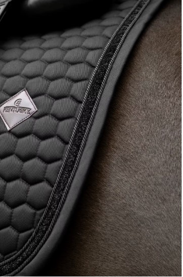 Kentucky Schabracke Glitzerband schwarz DR