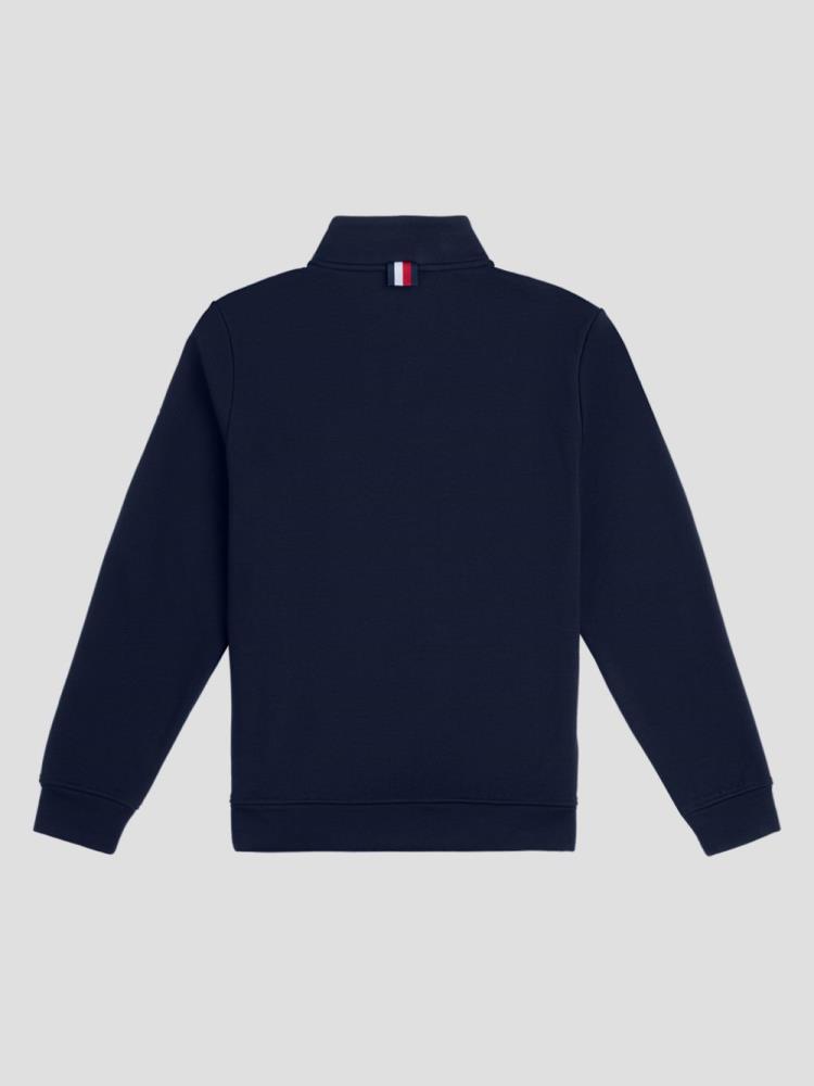 Tommy Hilfiger Sweatshirt DALLAS 1/4 Zip Desert Sky S