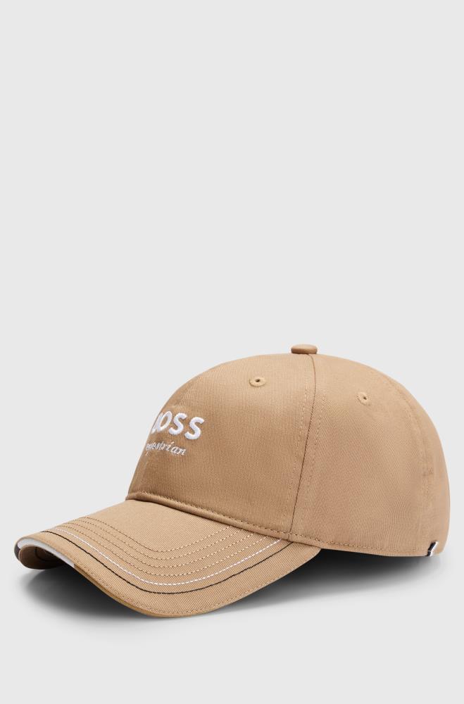 Boss Equestrian Cap bestickt camel 55