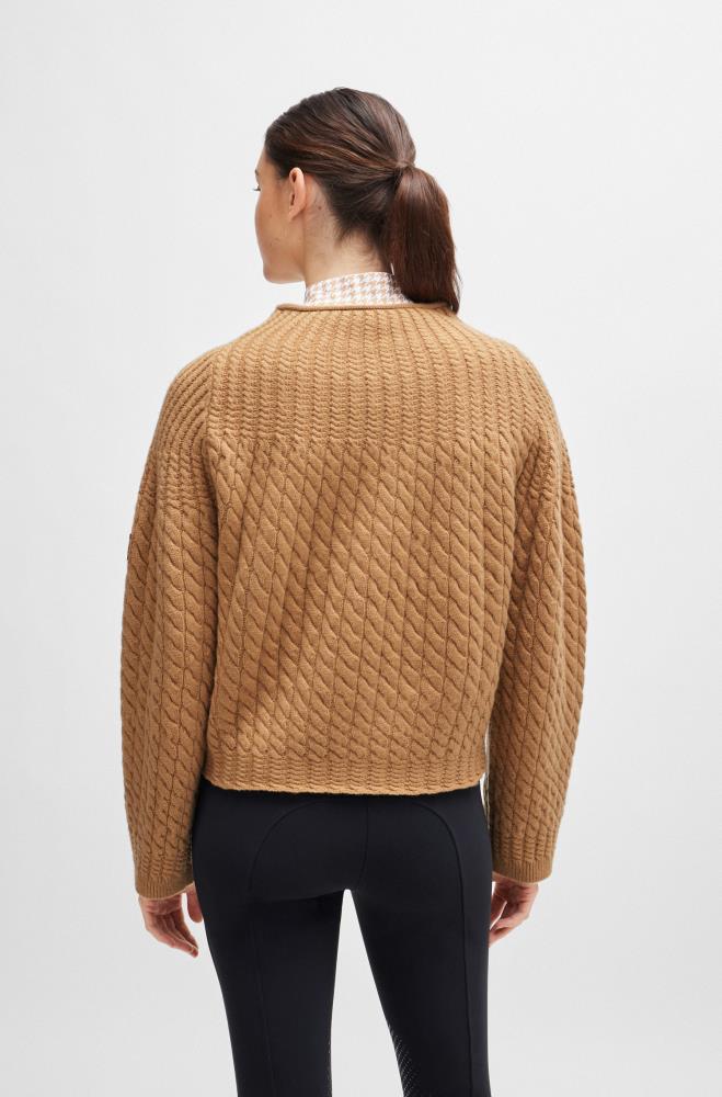 Boss Equestrian Strickpullover Claire camel XS