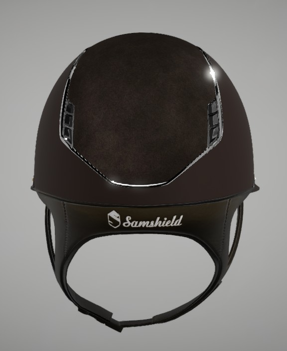 Samshield Reithelm 2.0 Miss SHD brw M 55-58 mit Dressuraussc