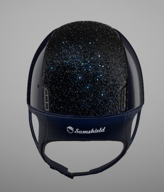 Samshield Reithelm Glossy blu Summer Nights Samshield Reithelm Glossy blu Summer Nights