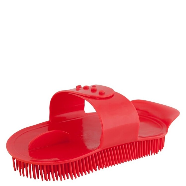 Striegel Sarvis Plastik verstellb. Griff gross blau