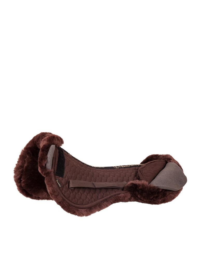 BR Sattelunterlage m. LF 4 Inlays schwarz/natur WB