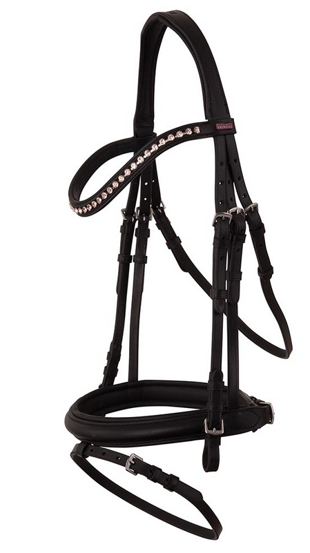 Trensenzaum Rennes schwarz COB