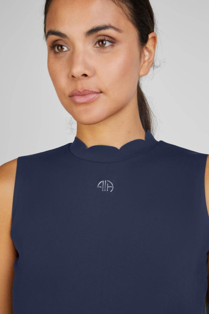 Pikeur Seamless Top 7217 AL FS25 graphite/blue 36