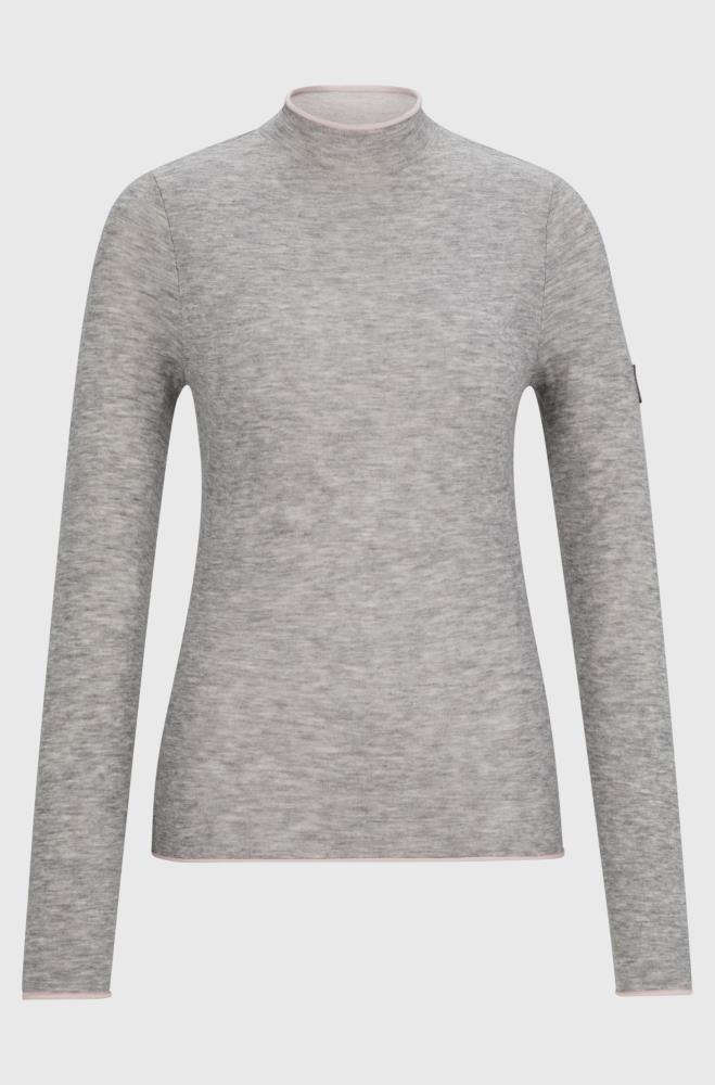 Boss Equestrian Rollkragenpullover May soft grey S Boss Equestrian Rollkragenpullover May soft grey S