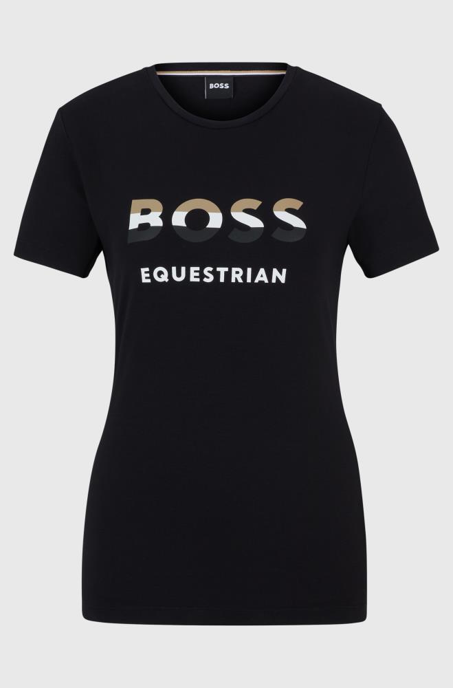 Boss Equestrian MAYA Signature Stripe Logo T´Shirt