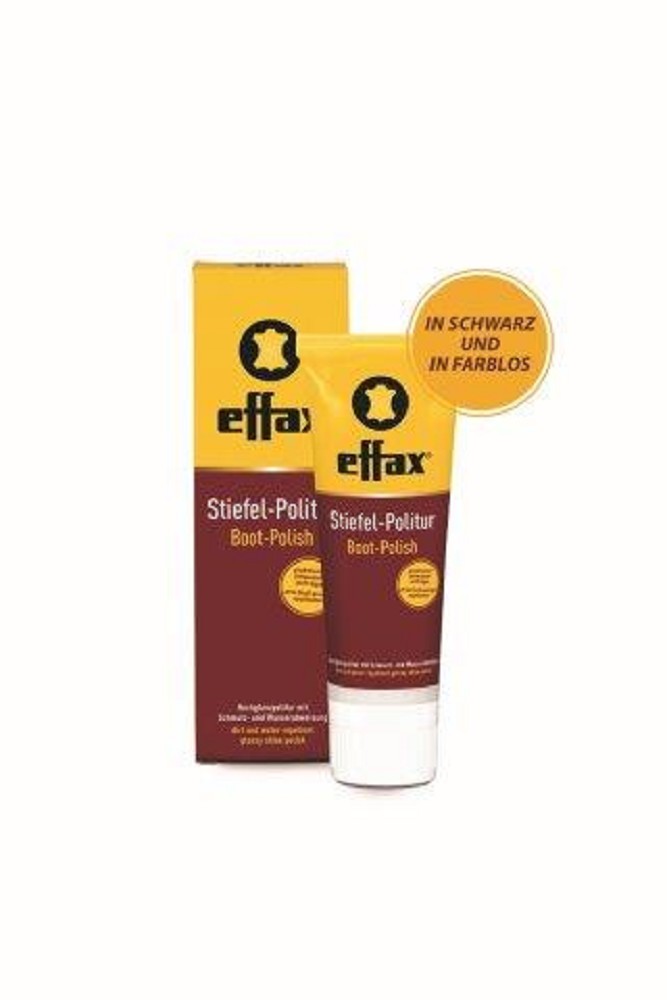 Effax Stiefel-Politur 75 ml Schwarz