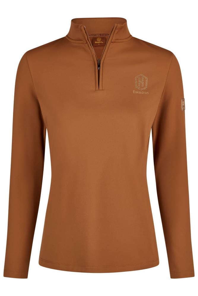 Eskadron Shirt HALF-ZIP Shirt H 24/25 almond S