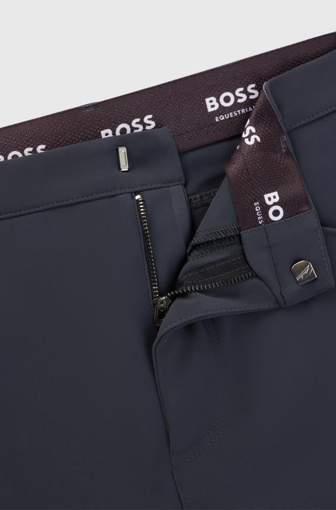 BOSS Equestrian Reithose JAMES Kniegrip grey L