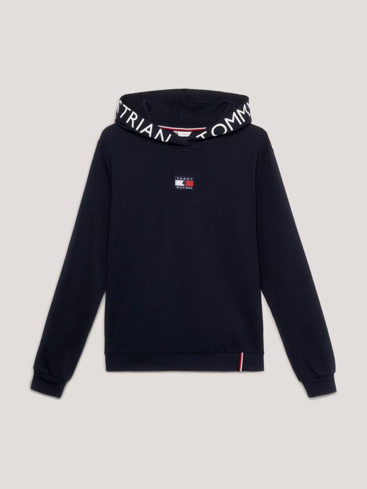 Tommy Hilfiger CALGARY Logo Hoodie Desert Sky XXS