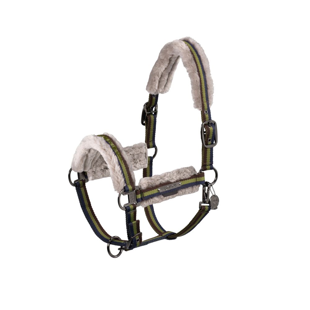 Eskadron Halfter DP GIRTH FAUXFUR P24 moss green WB