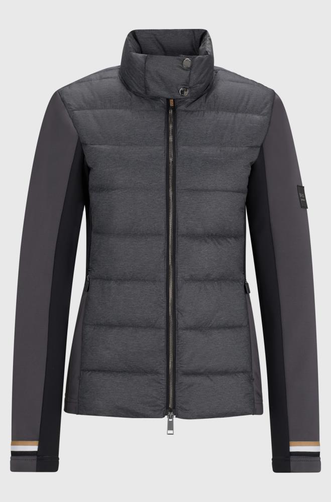 Boss Equestrian Jacke Hybrid Puffer Ruby grey M