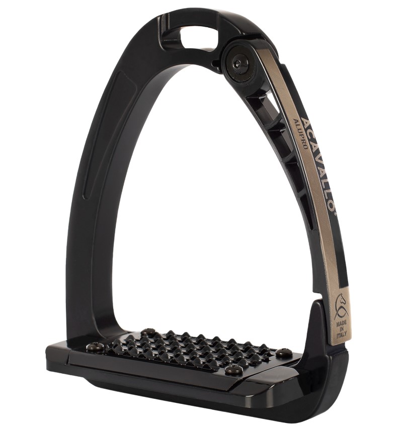 Acavallo Arena Alupro Steigbügel total black